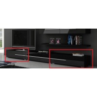 Тумба под ТВ RTV80 Jet Set AAAA Meble черный