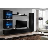 Гостиная стенка SWITCH 18 ASM MEBLE черный