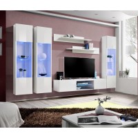 Гостиная стенка FLY P3 ASM MEBLE белый
