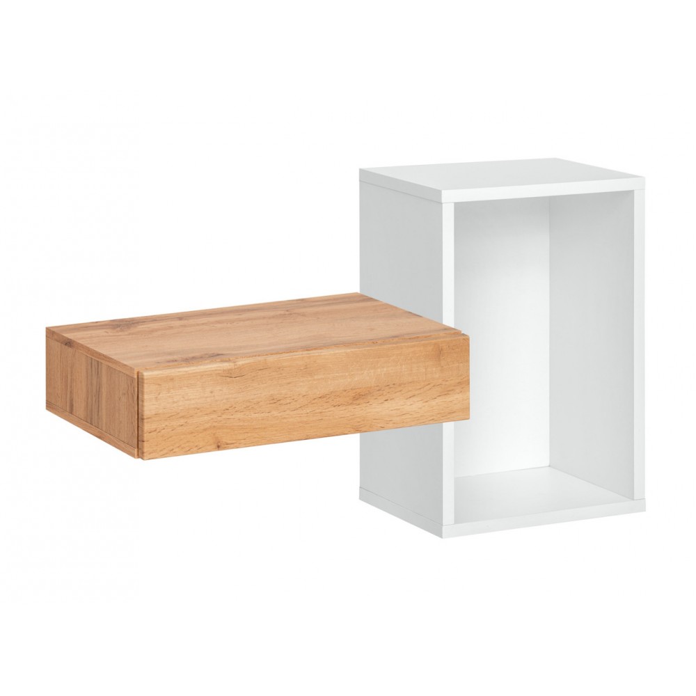 Ящик с полкой Typ 02 EASY ASM MEBLE бежевый/белый