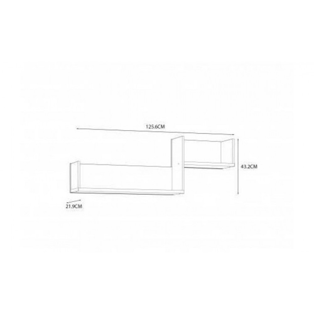 Полиця ORIENTAL TREE HUDB02 M526 Forte