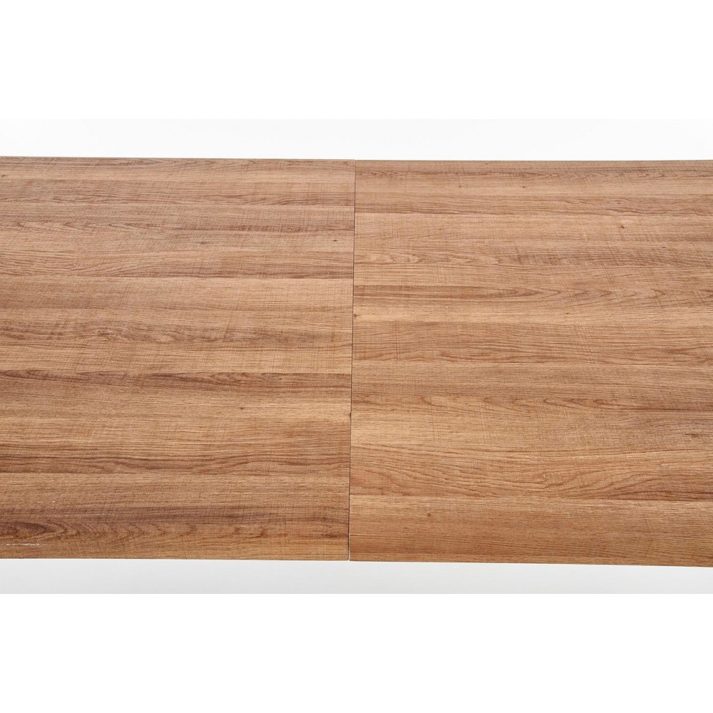 Стіл BERLIN 160 220 Halmar горіховий/чорний