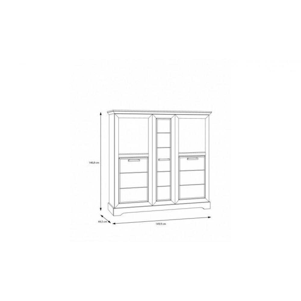 Вітрина CORTELLA CHXV433 Forte