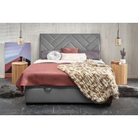 Ліжко CONTINENTAL 1 160 Halmar пепельний Monolith 85