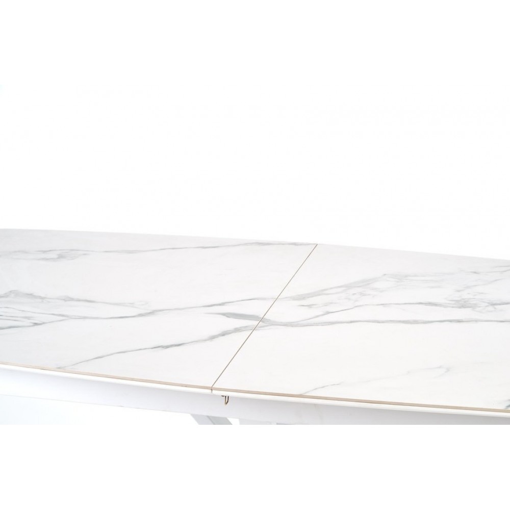 Стіл VIVALDI Halmar білий мармур/білий