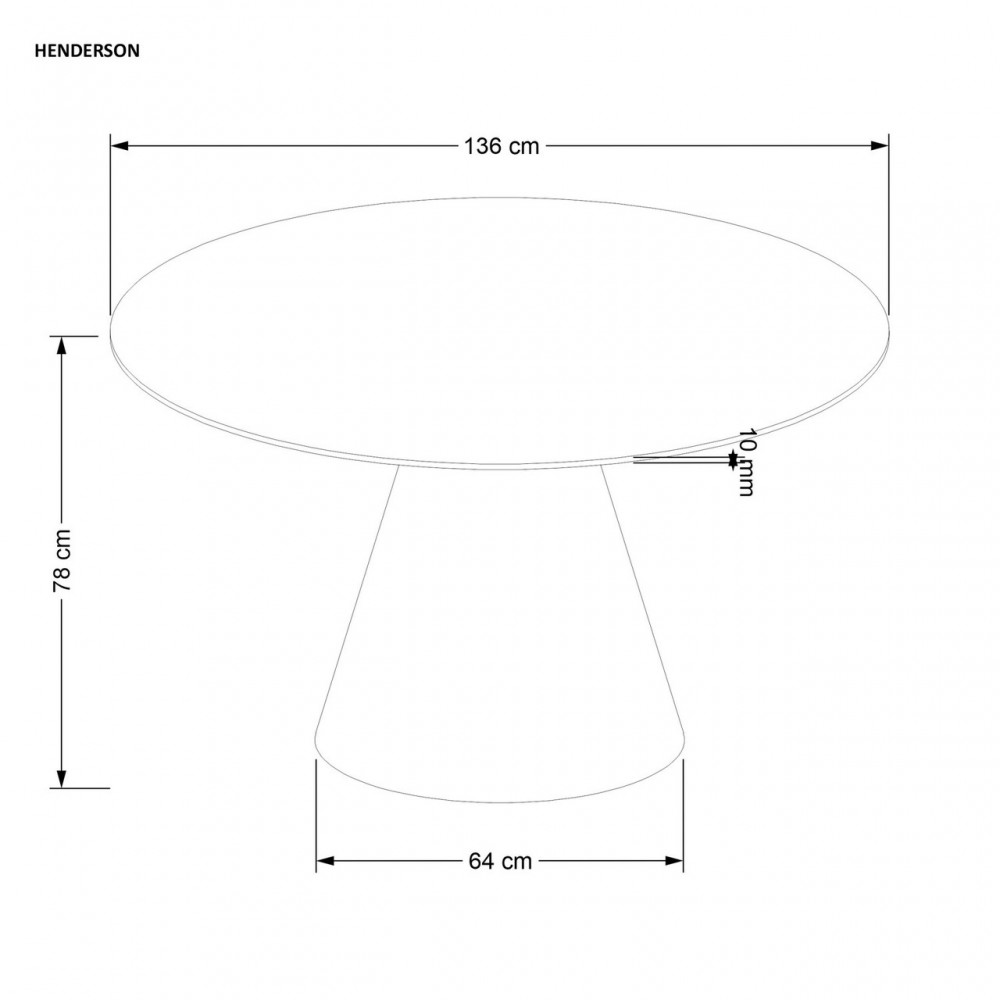 Стол HENDERSON Halmar ореховый