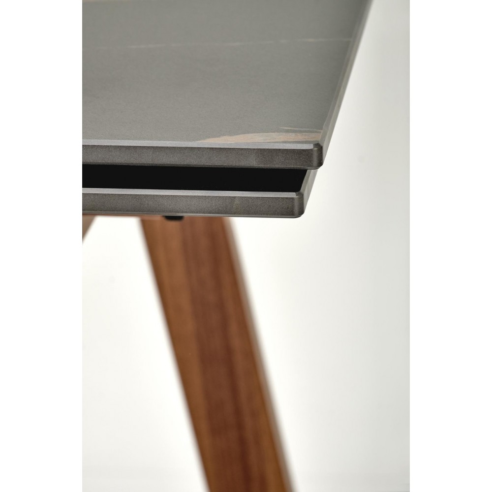 Стіл LOZANO Halmar чорний мармур/горіховий