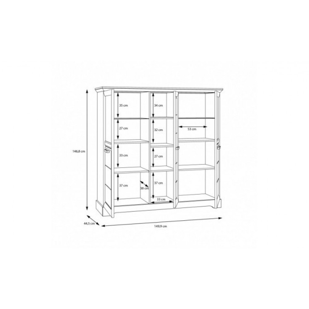 Вітрина CORTELLA CHXV433 Forte