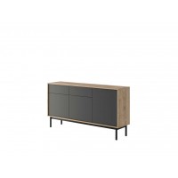 Комод BK154 Basic гікорі джексон/графіт Piaski