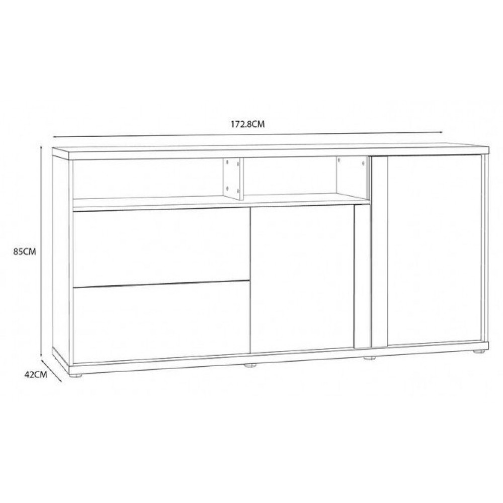 Комод ELATHA ETHK231R Forte