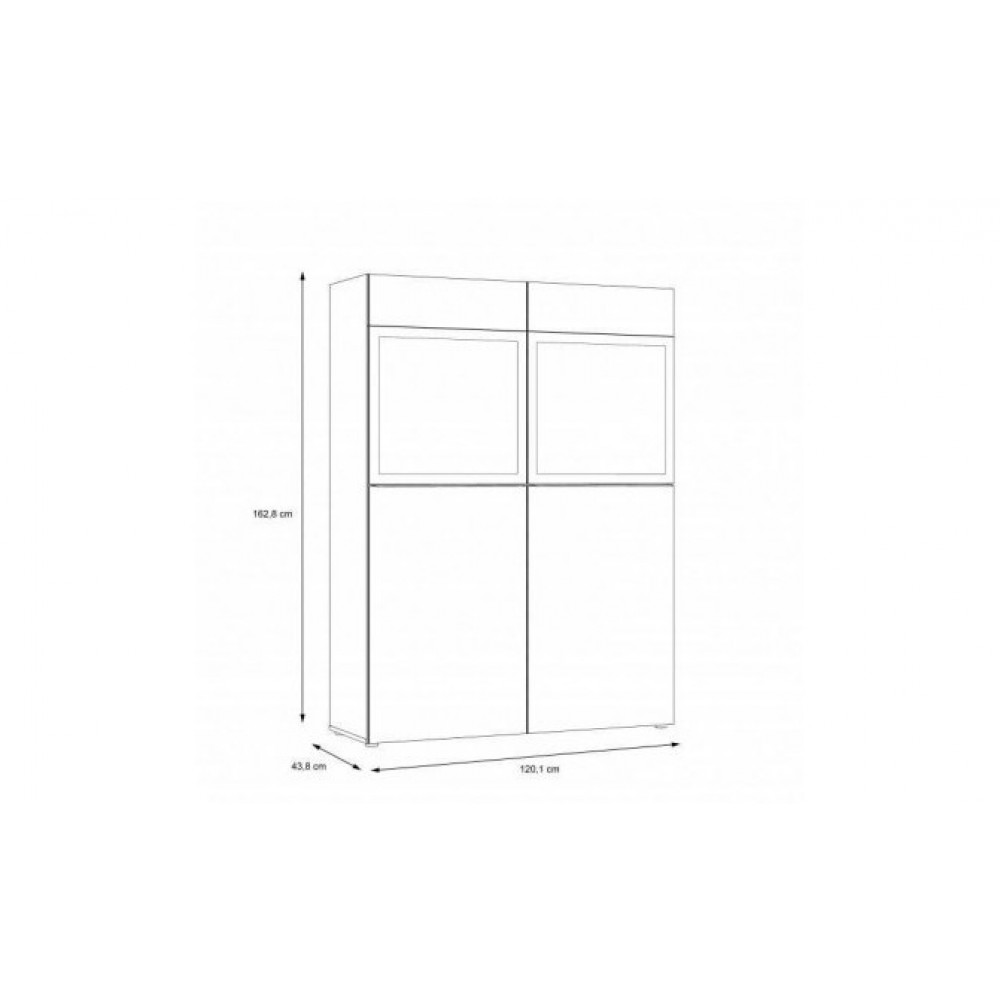 Вітрина TACJUS TXCV621 C605 Forte