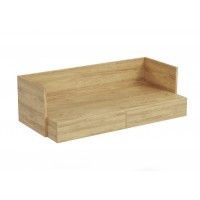 Стол письменный MOBIUS 2S Halmar гикора натуральная/гикора натуральная