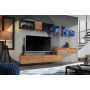 Гостиная стенка SWITCH M3 ASM MEBLE дуб вотан/чорний