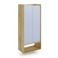 Стелаж MOBIUS 2D Halmar гікора натуральна/синій