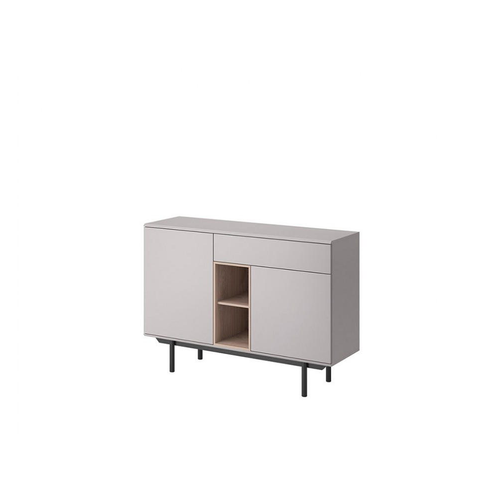 Комод IK125 Inox серый/гикори джексон Piaski Комод IK125 Inox серый/гикори джексон Piaski