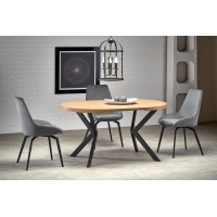 Стіл PERONI Halmar дуб золото/чорний