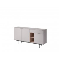 Комод IK175 Inox серый/гикори джексон Piaski