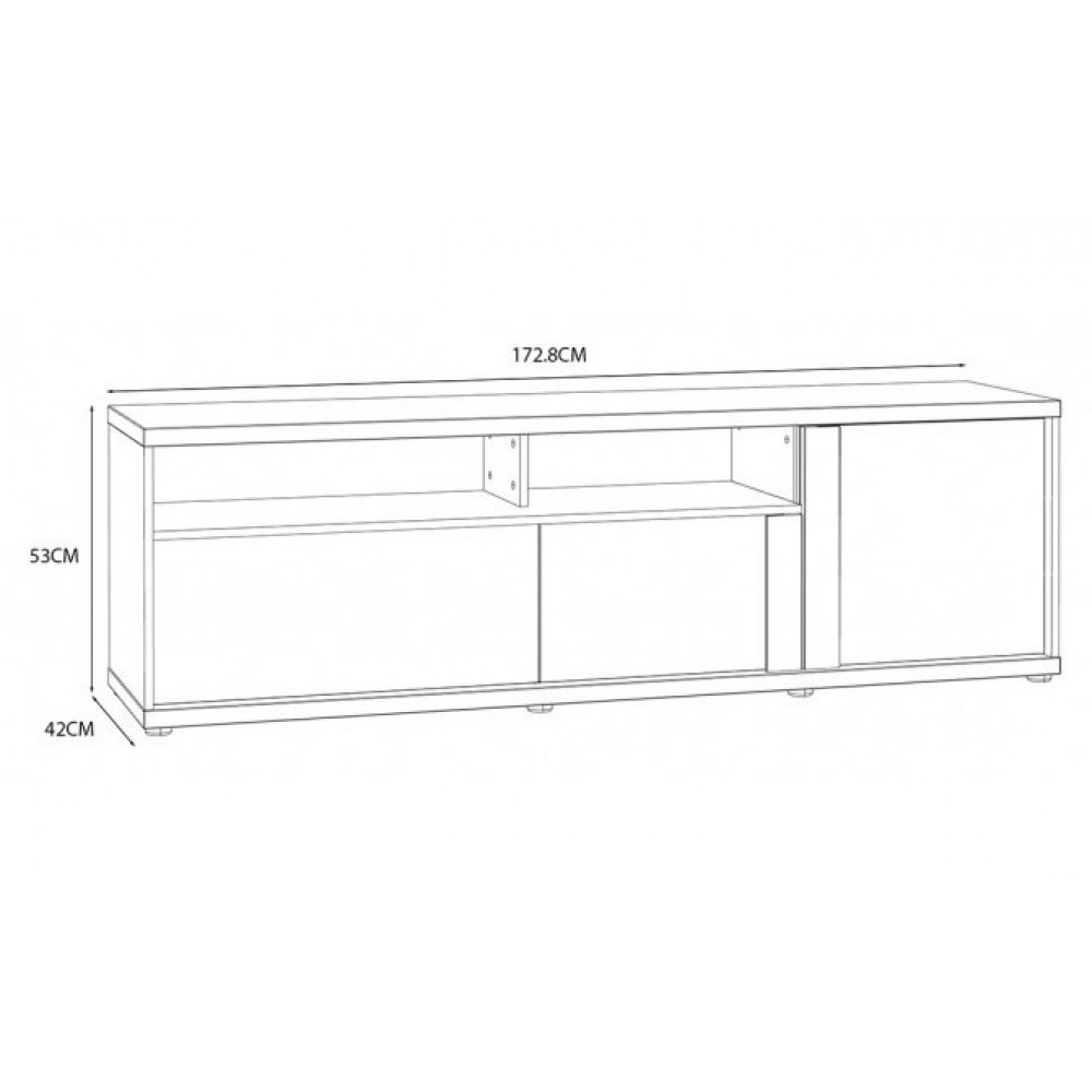 Тумба під ТВ ELATHA ETHT131R Forte