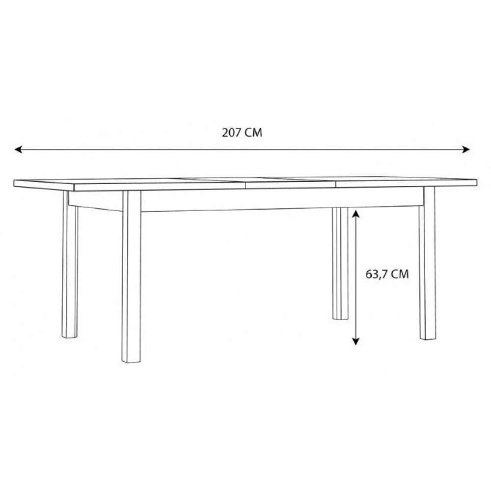 Стіл ELATHA TBLT7029 Forte