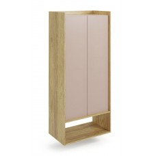 Стеллаж MOBIUS 2D Halmar гикора натуральная/античная роза