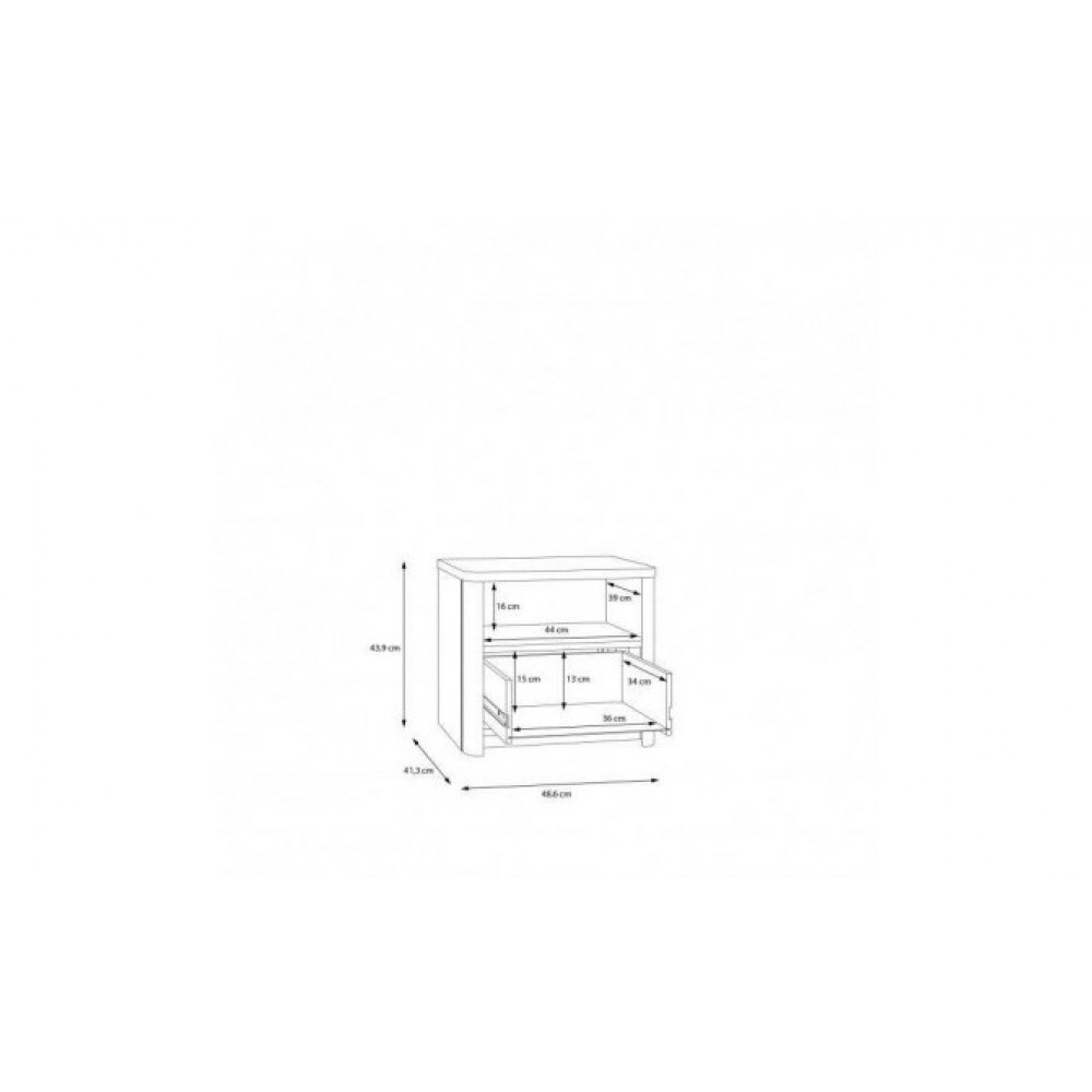 Тумба приліжкова SURFINIO SFNK011 Forte