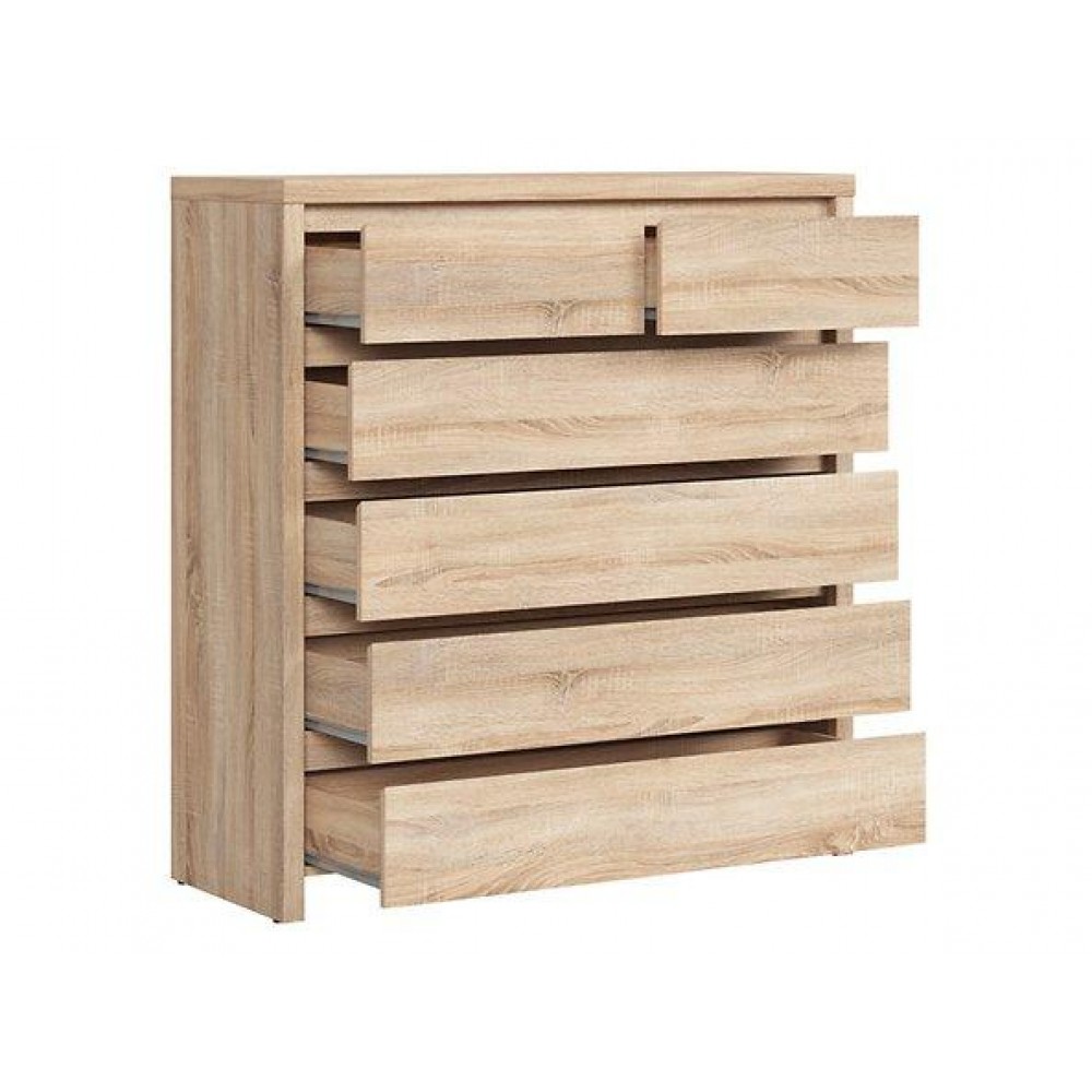 Комод KOM6S Kaspian BRW бежевый