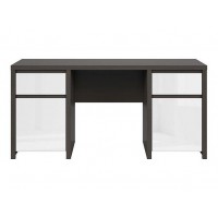 Стол компьютерный BIU2D2S/160 Kaspian BRW белый/коричневый