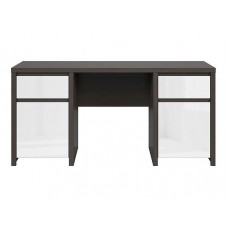 Стол компьютерный BIU2D2S/160 Kaspian BRW белый/коричневый