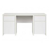 Стол компьютерный BIU2D2S/160 Kaspian BRW белый