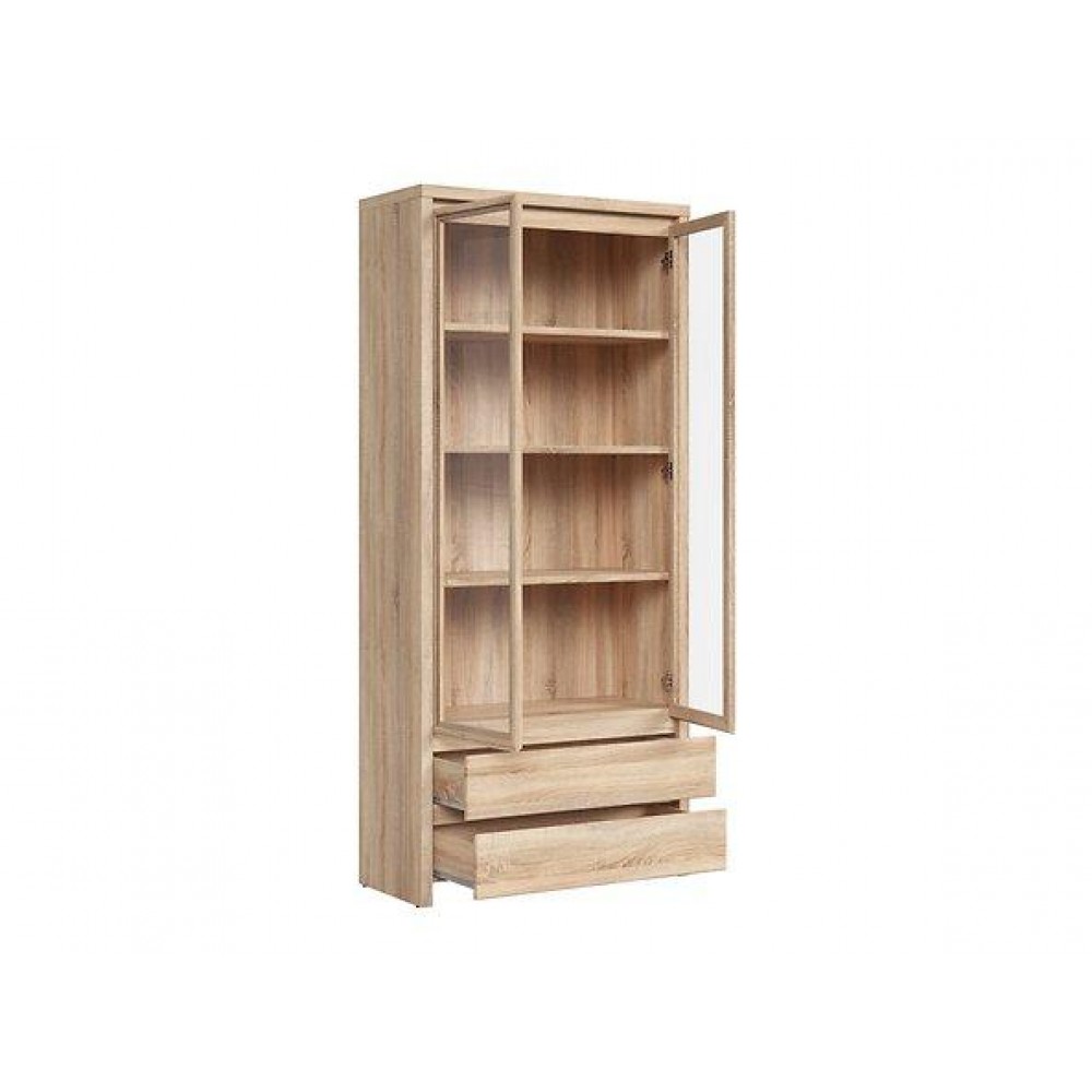 Витрина REG2W2S Kaspian BRW бежевый Витрина REG2W2S Kaspian BRW бежевый