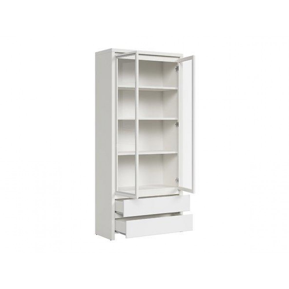 Витрина REG2W2S Kaspian BRW белый Витрина REG2W2S Kaspian BRW белый