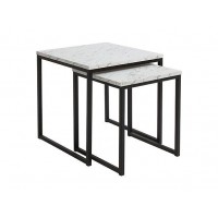 Журнальний столик (комплект) LAW/40 + LAW/50 AROZ BRW білий