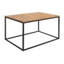 Журнальний столик LAW/100 AROZ BRW бежевий/чорний