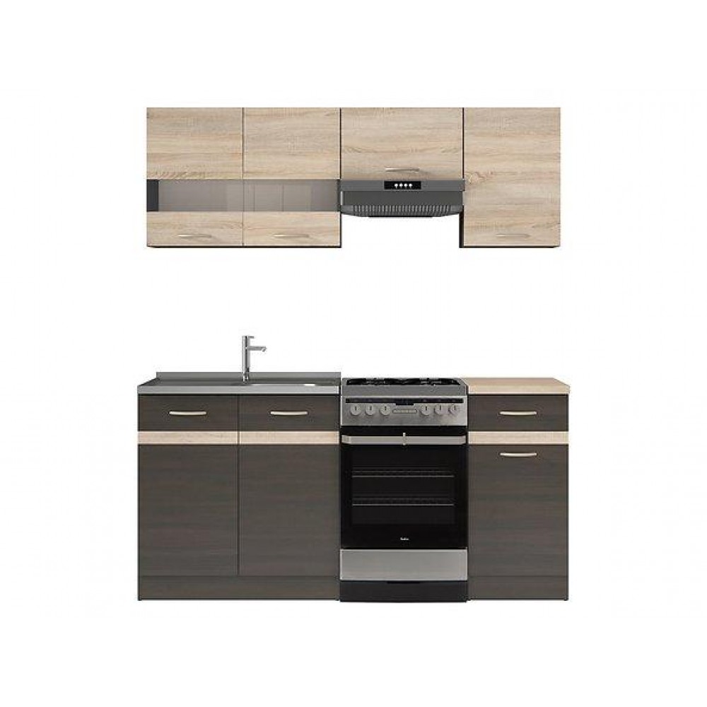 Кухня 170 Junona Line BRW бежевий/коричневий