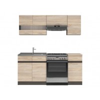 Кухня 180 Junona Line BRW бежевий/коричневий