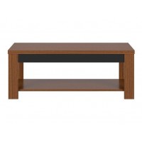 Журнальный столик LAW/130 AROSA BRW коричневый/черный