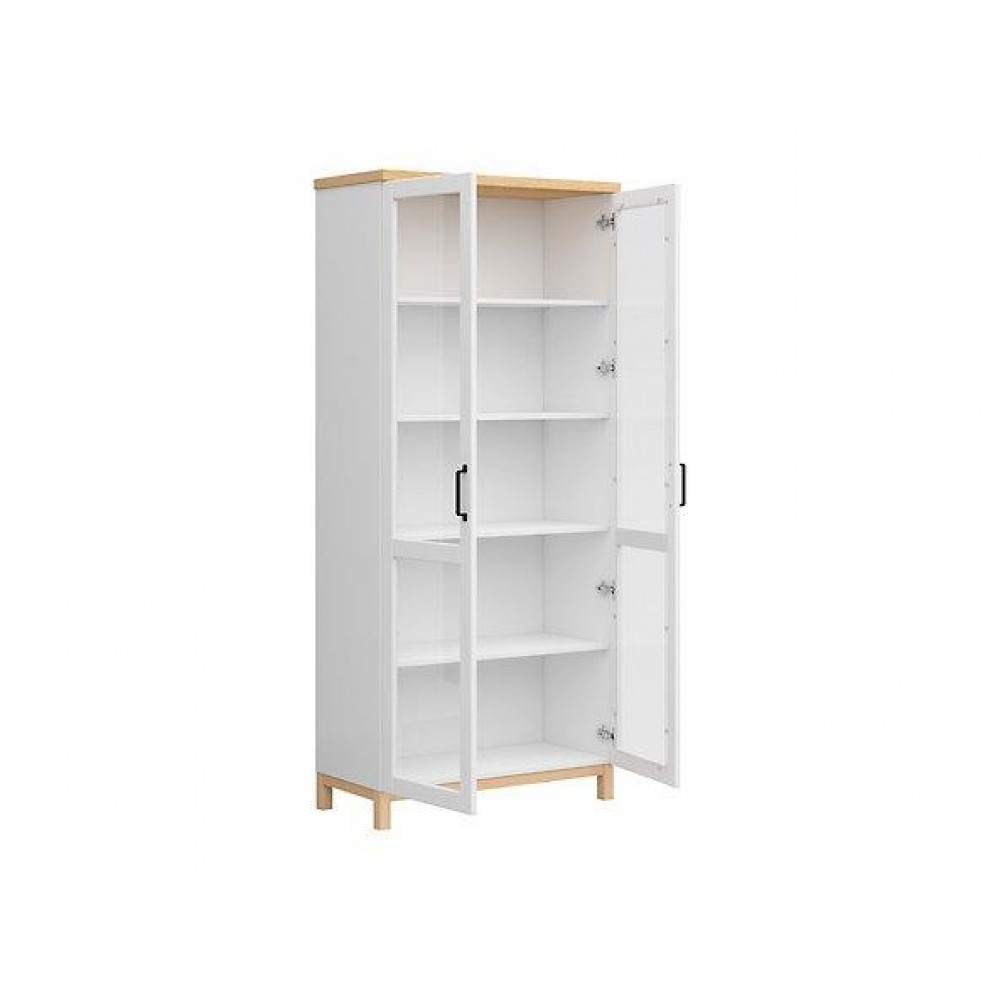 Вітрина REG2W Haga BRW бежевий/білий