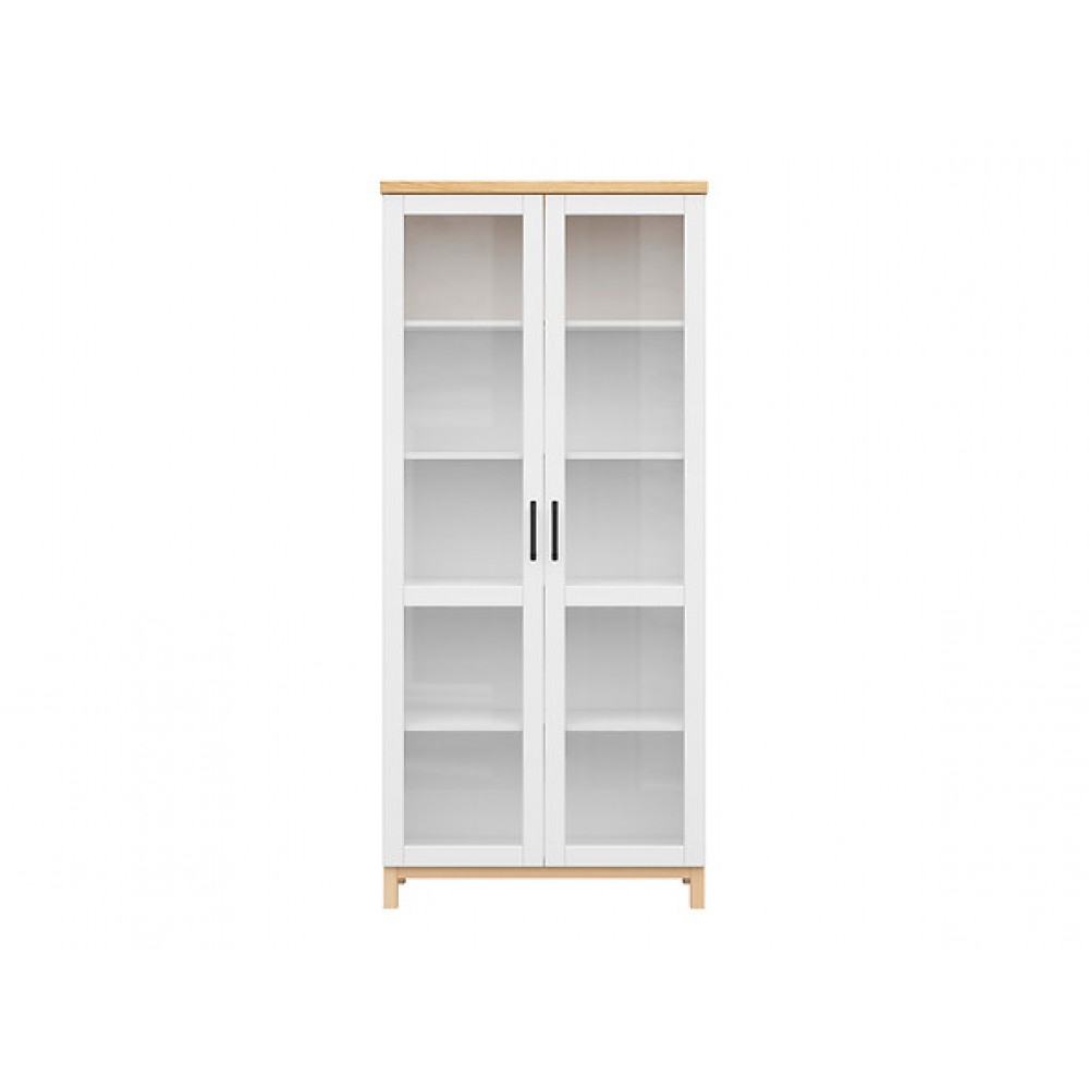 Вітрина REG2W Haga BRW бежевий/білий