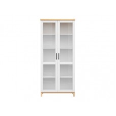 Вітрина REG2W Haga BRW бежевий/білий