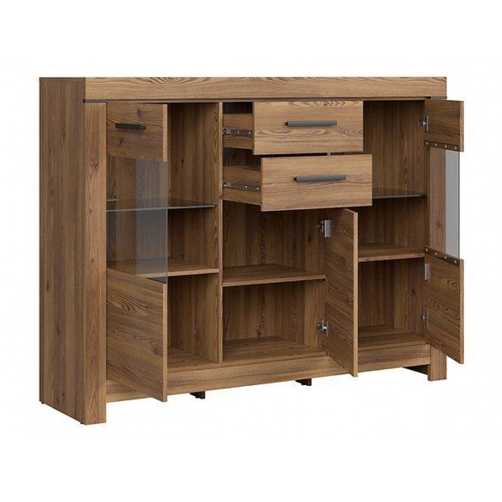 Витрина KOM1D2W2S BALIN BRW бежевый