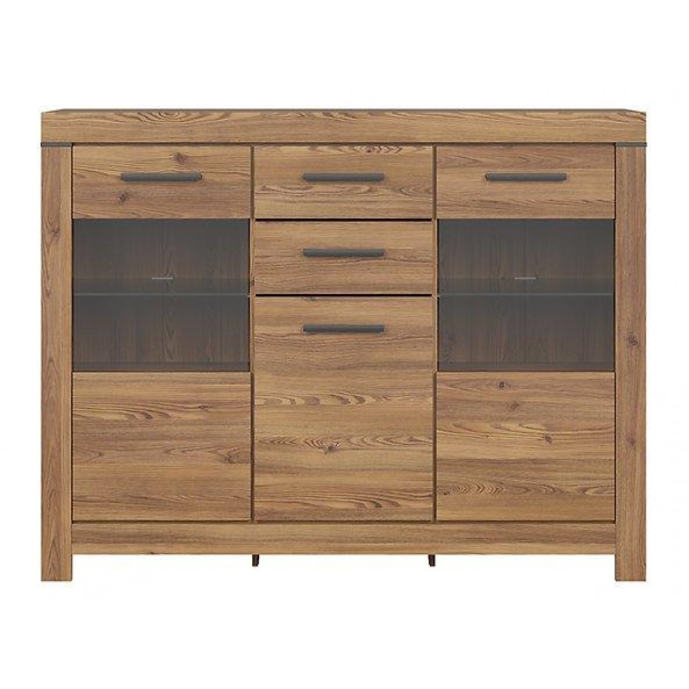 Витрина KOM1D2W2S BALIN BRW бежевый