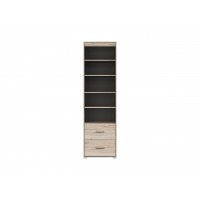 Стелаж REG2S RONSE BRW бежевий/сірий