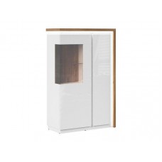 Вітрина REG1D1W Nors BRW бежевий/білий