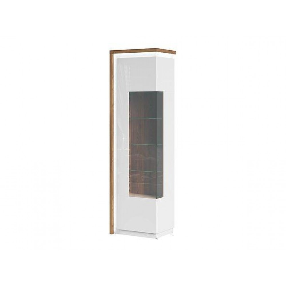 Витрина REG1WP Nors BRW бежевый/белый