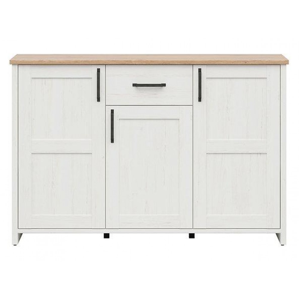 Комод KOM3D1S LOKSA BRW бежевий/білий