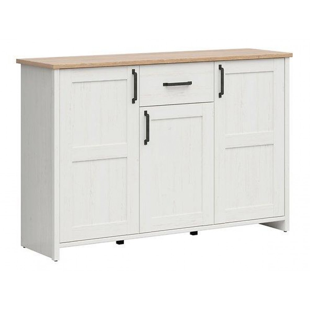 Комод KOM3D1S LOKSA BRW бежевий/білий