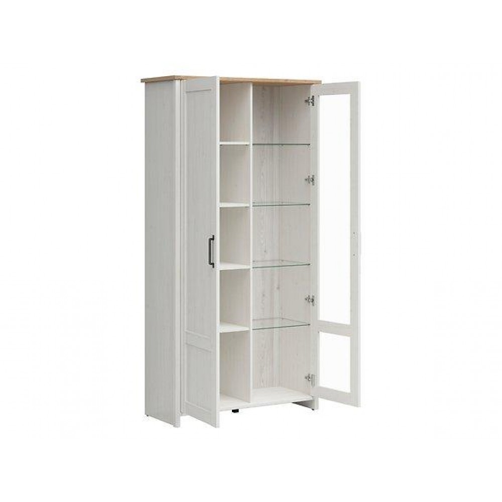 Вітрина REG1D1W LOKSA BRW бежевий/білий