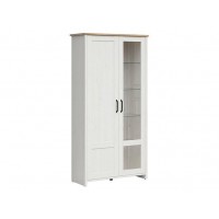 Вітрина REG1D1W LOKSA BRW бежевий/білий