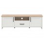 Тумба під ТВ RTV2D1S LOKSA BRW бежевий/білий