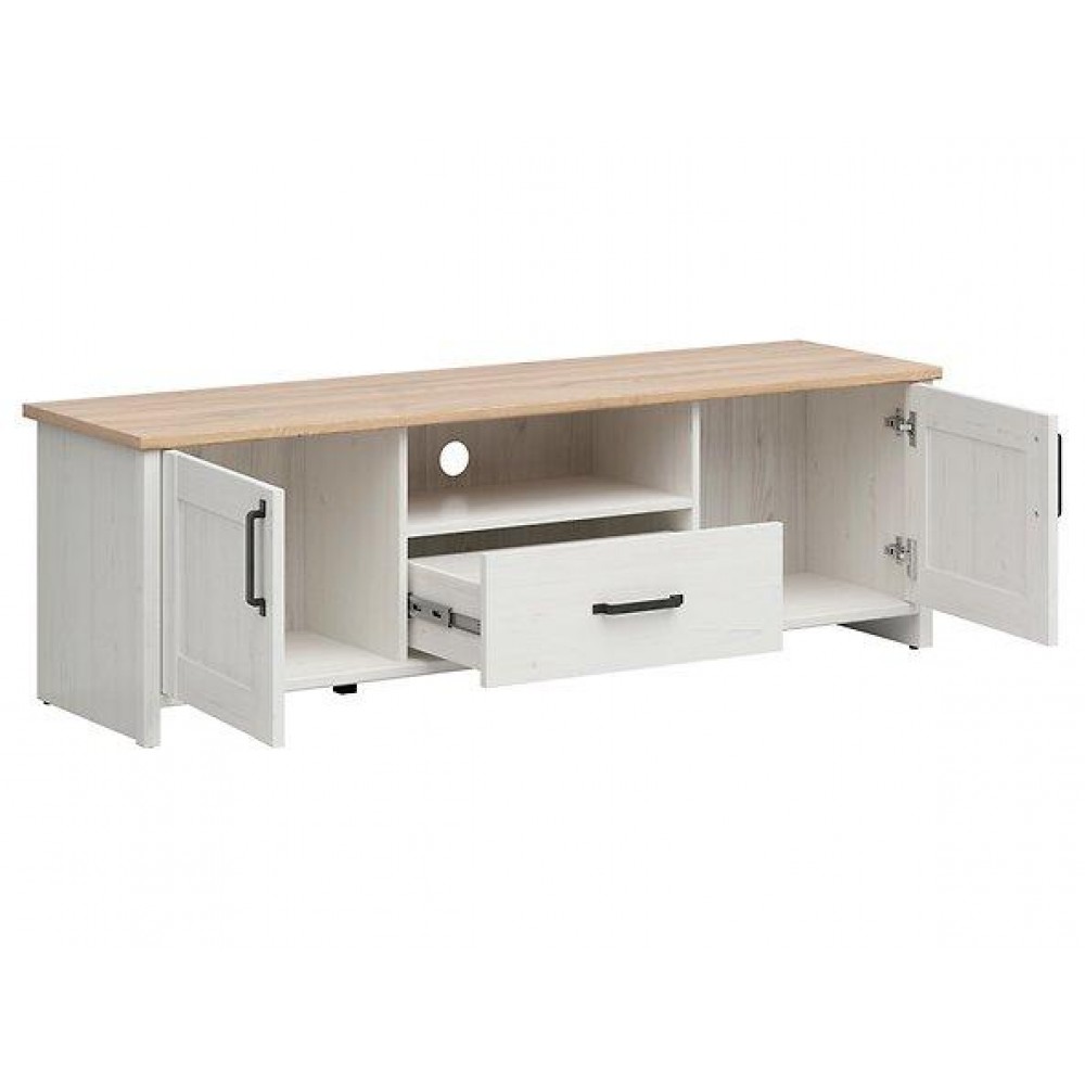 Тумба під ТВ RTV2D1S LOKSA BRW бежевий/білий